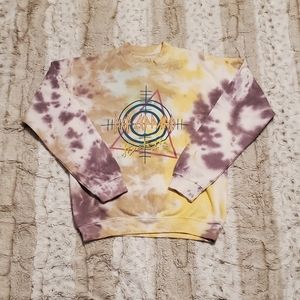 🆕️ Def Leppard Tie Dye Sweater Men's Size Small